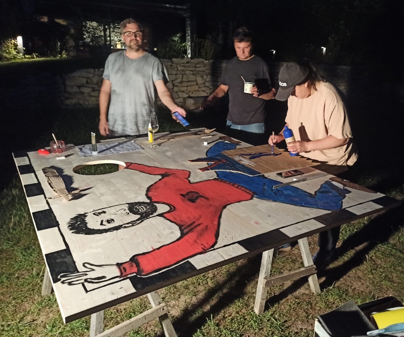 Mittwoch letzter Schliff an der Torwand